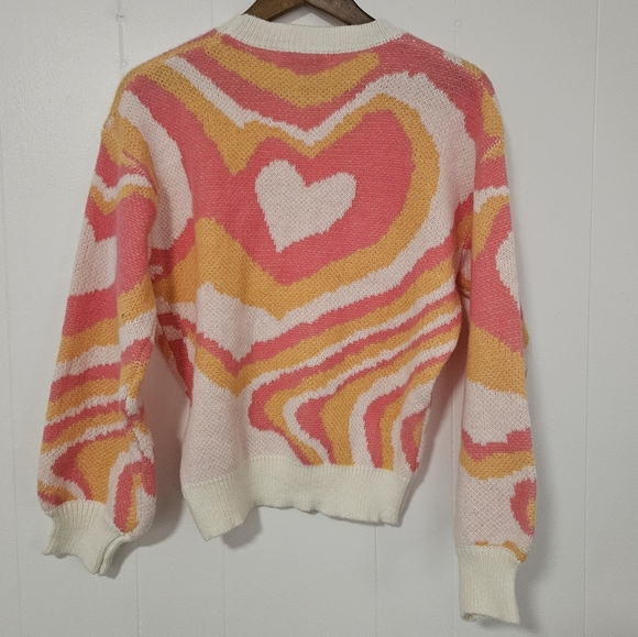 NWT Endless Rose Heart Sweatert - Picture 4 of 7